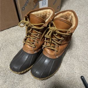 LLbean Sherling Lined Duck Boot